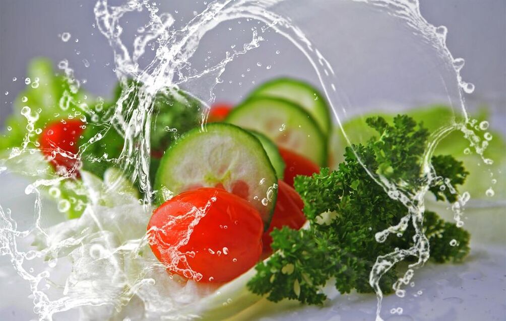 Healthy food and water are important aspects for weight loss