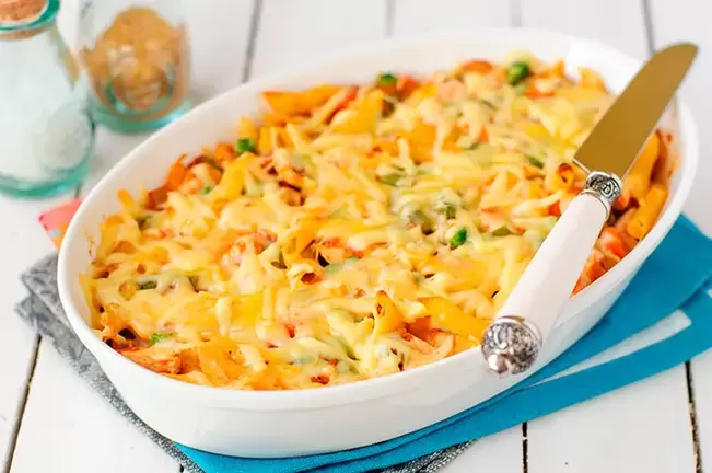 chicken casserole with vegetables for a sweet diet